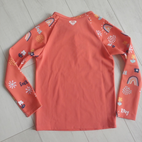 ROXY Girl's Rashguard Swim Shirt NEW - Picture 6 of 7